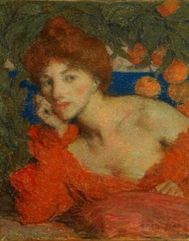 埃德矇 弗朗索瓦 阿曼 傑 Sous les Orangers (Femme a Amalfi) , Translated title: Under the Orange Ttrees (Woman in Amalfi) 埃德矇 弗朗索瓦 阿曼 傑 Sous les Orangers (Femme a Amalfi) , Translated title: Under the Orange Ttrees (Woman in Amalfi)